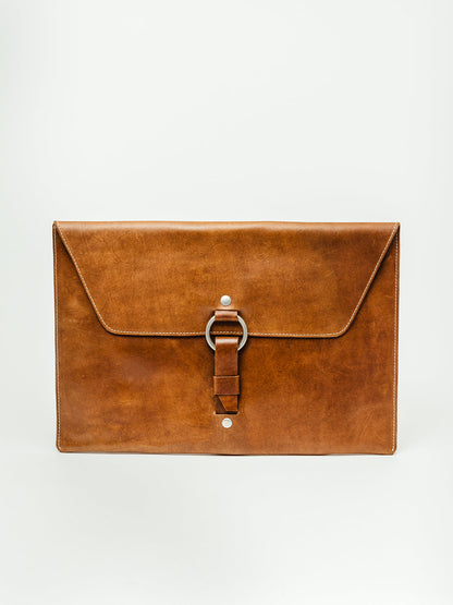 Brown Leather Laptop Case