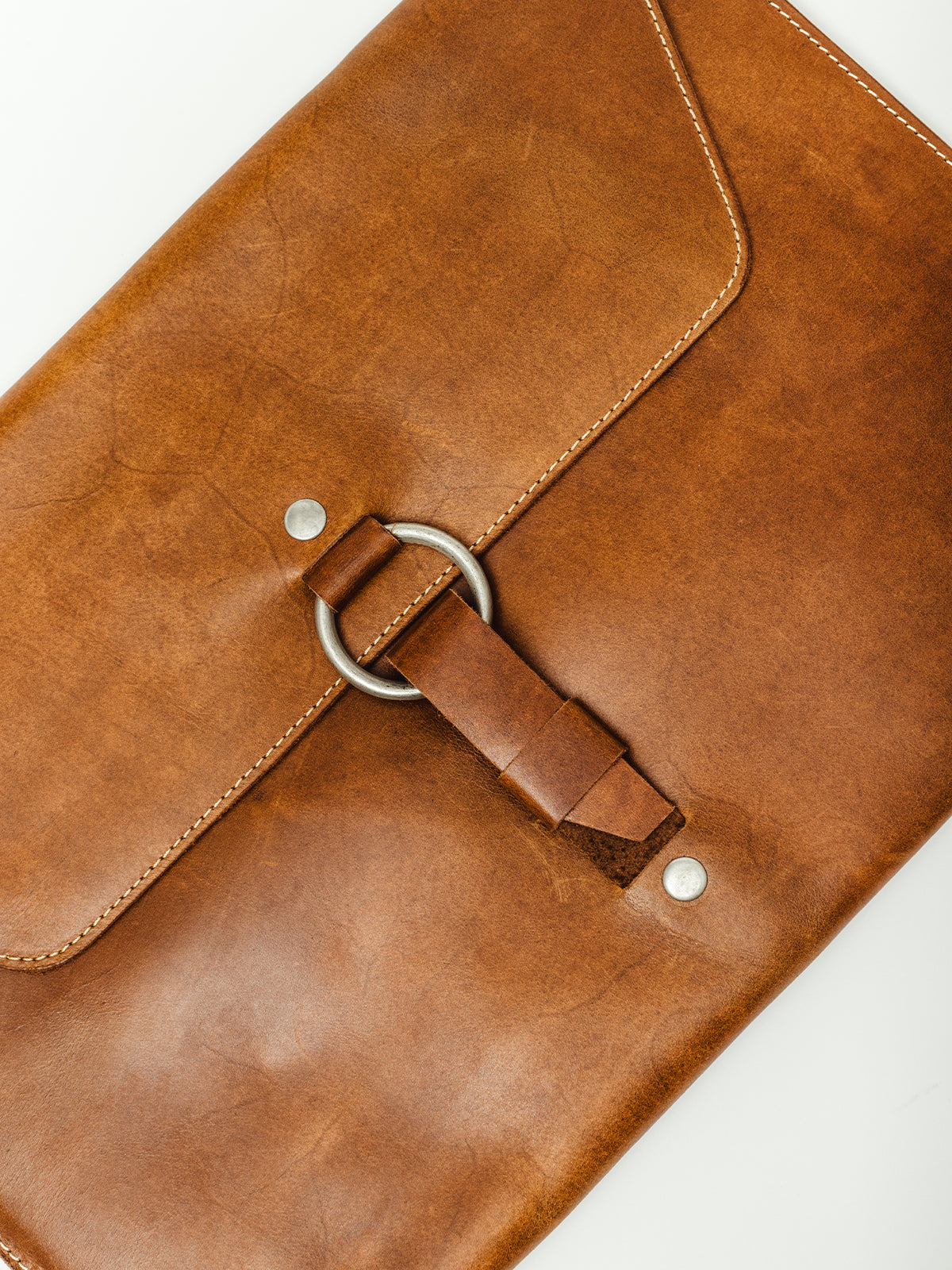 Brown Leather Laptop Case