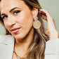 Boundless Gold Circle Drop Earrings