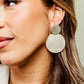Boundless Gold Circle Drop Earrings