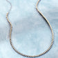 The Clarity Silver Bead Necklace