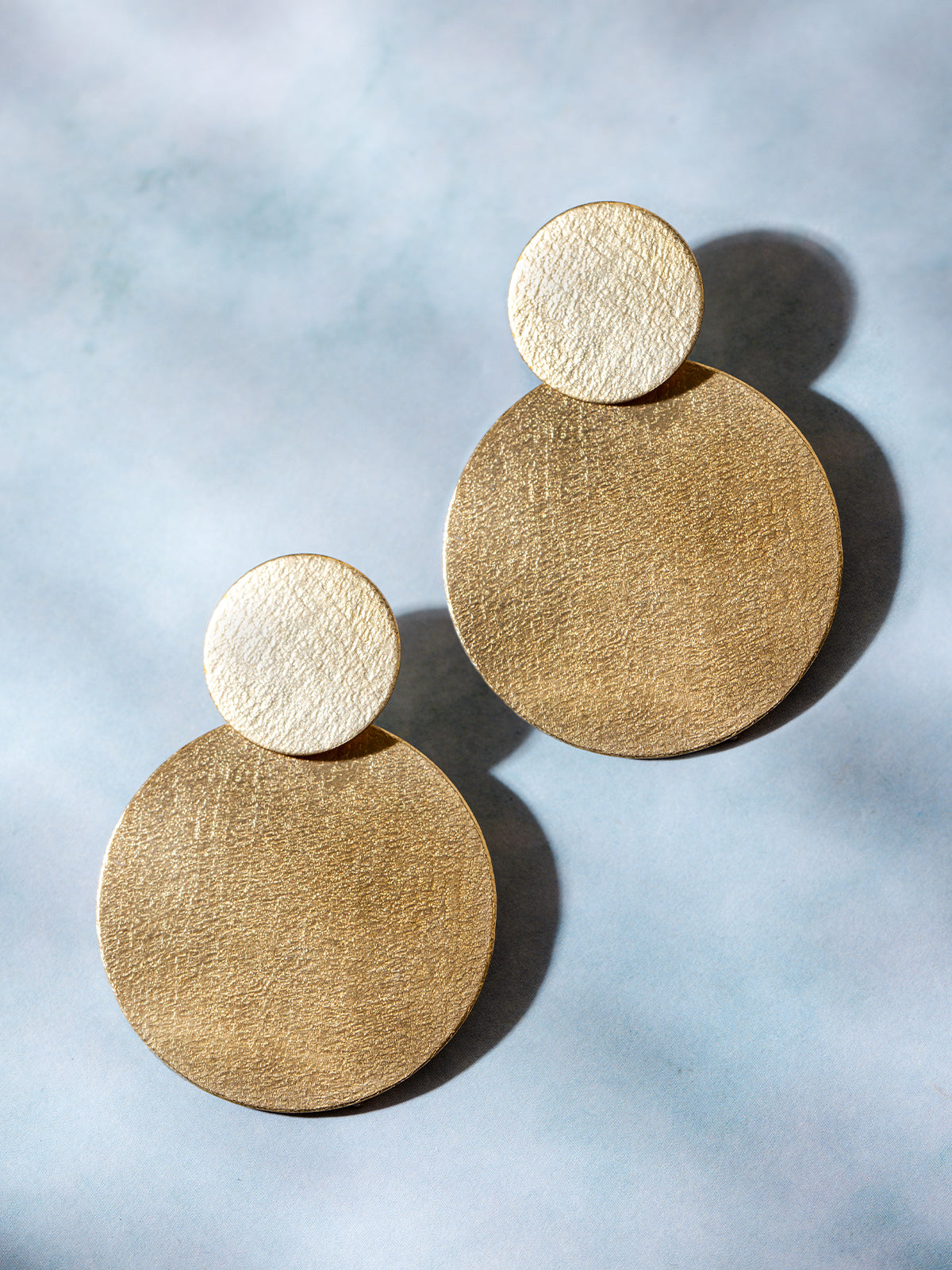 Boundless Gold Circle Drop Earrings