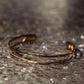 Faith Like a Mustard Seed Gold Cuff Bracelet