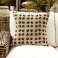 Emerge Cotton Block Printed Pillow Cover (18x18)