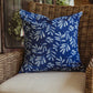 Khejari Indigo Block-Printed Pillow Cover