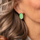 Enamel Oval Stud Earrings