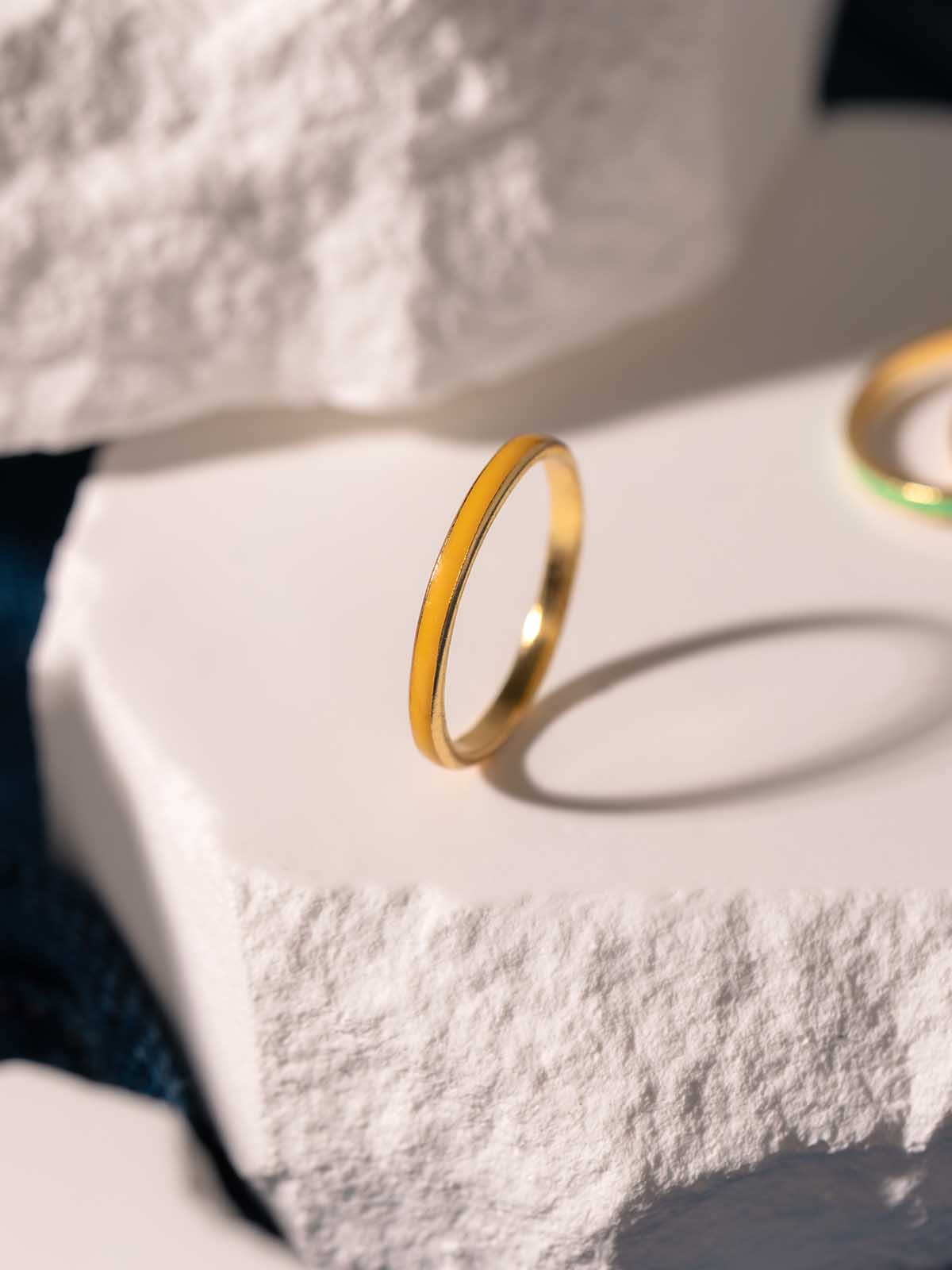 Color Pop Stackable Band Rings