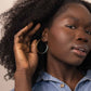 Color Pop Gold Hoop Earrings