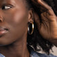 Color Pop Gold Hoop Earrings