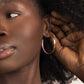 Color Pop Gold Hoop Earrings