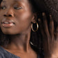 Color Pop Gold Hoop Earrings