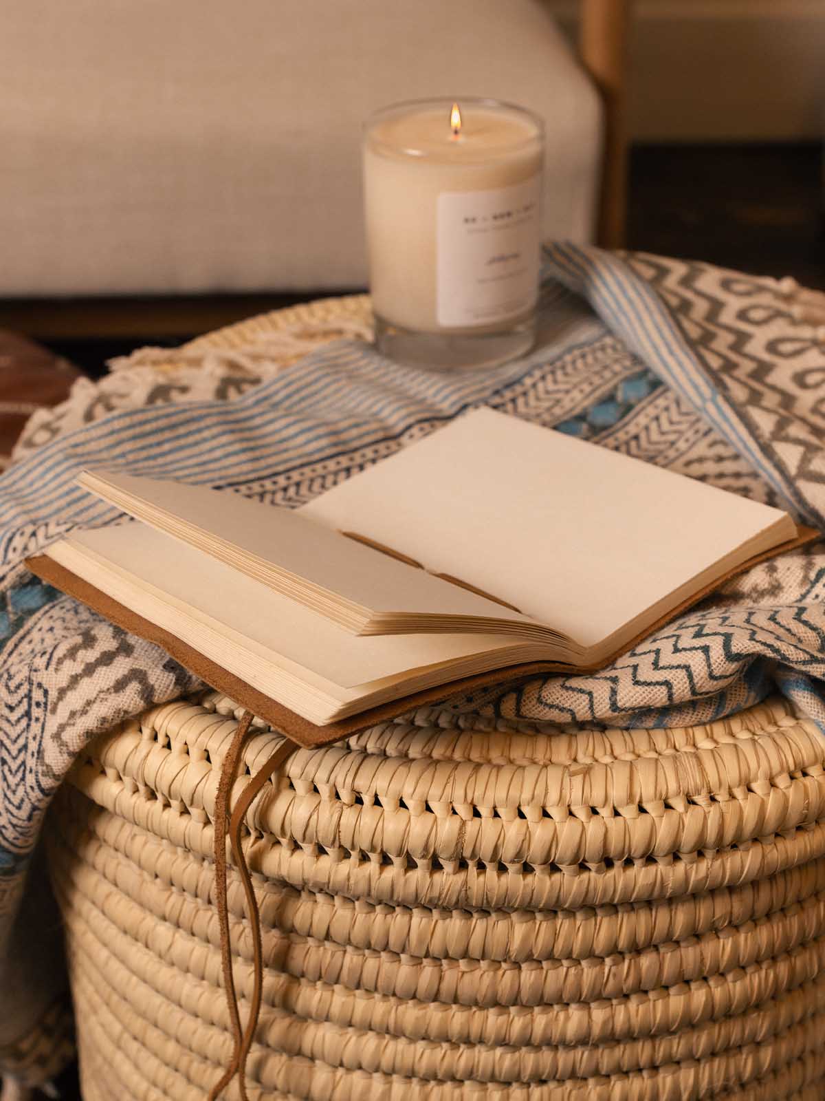 Brown Leather Triangle Journal