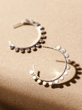 Disc Hoop Earrings