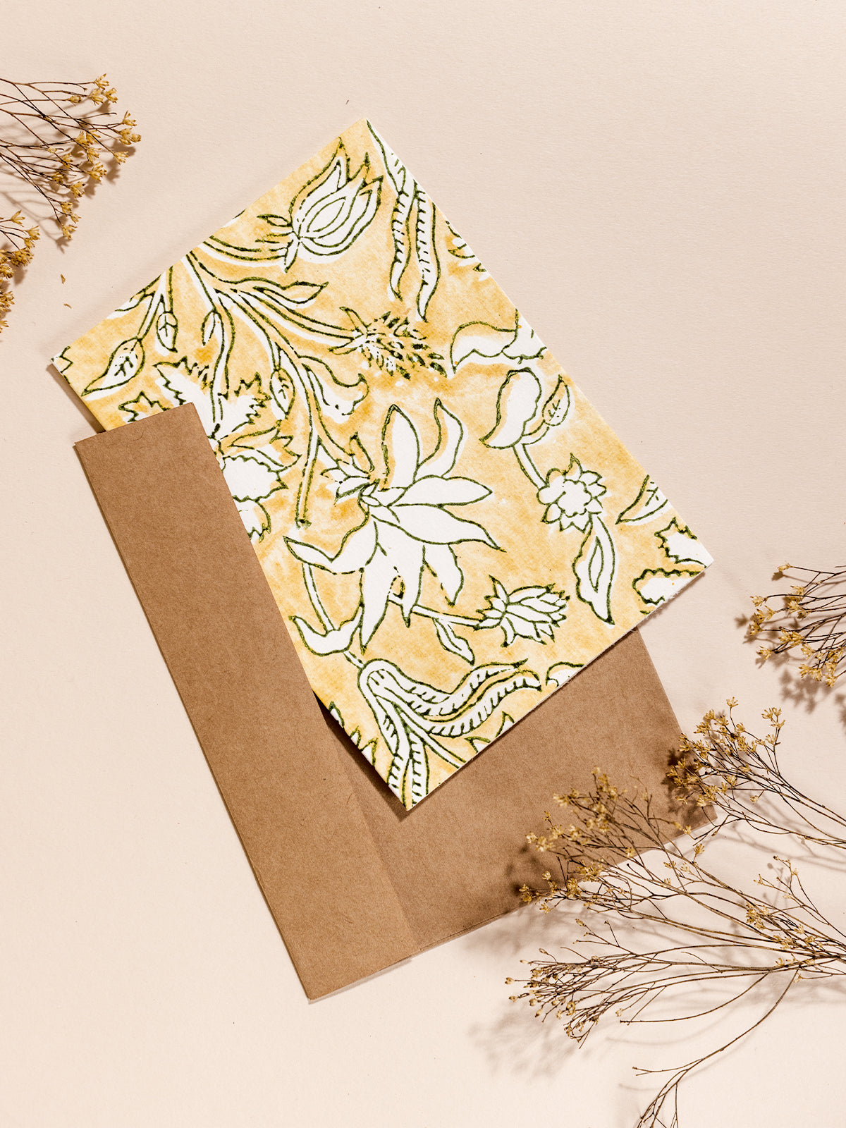 Block Printed Notecard Set