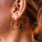 Disc Hoop Earrings