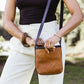 Panye Woven Leather Crossbody Bag