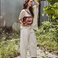 Luxe Woven Leather Shoulder Bag in Mahogany