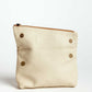 Asymmetric Leather Makeup Bag