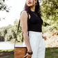 Panye Woven Leather Crossbody Bag