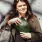 Leather Pouchette in Green