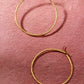 Kuota Gold Beaded Hoop Earrings