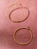 Kuota Gold Beaded Hoop Earrings
