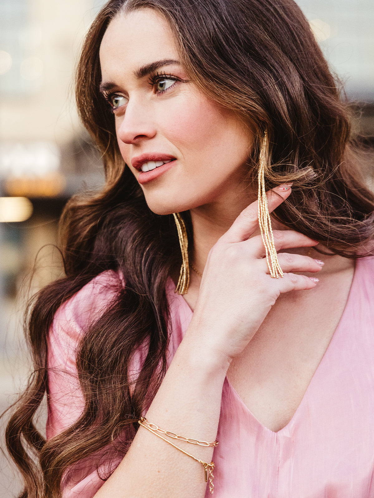Kuota Beaded Drop Earrings