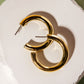 Zuri Gold Hoop Earrings