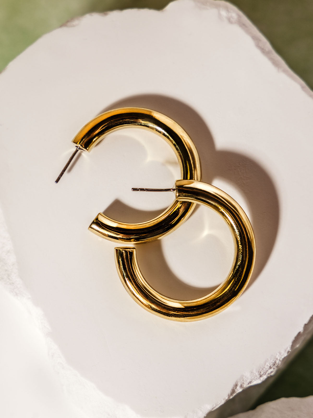 Zuri Gold Hoop Earrings