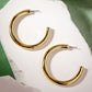 Zuri Gold Hoop Earrings