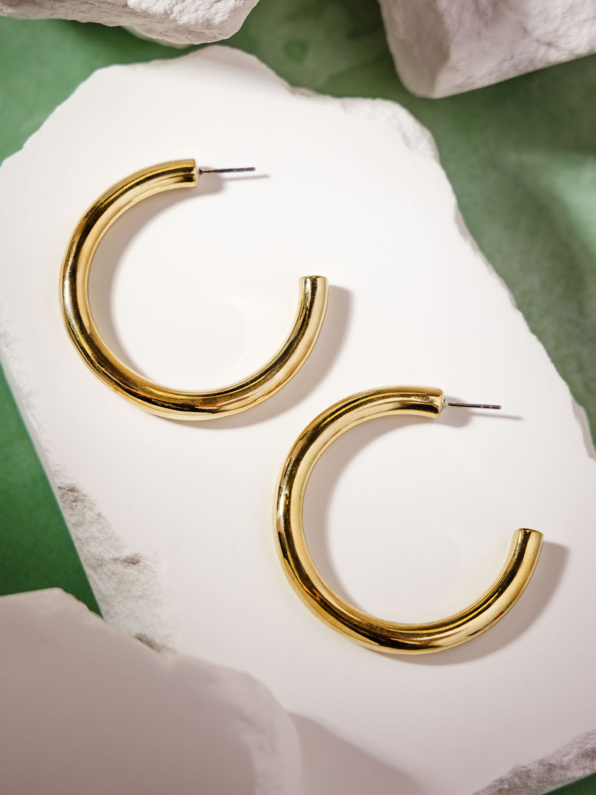Zuri Gold Hoop Earrings