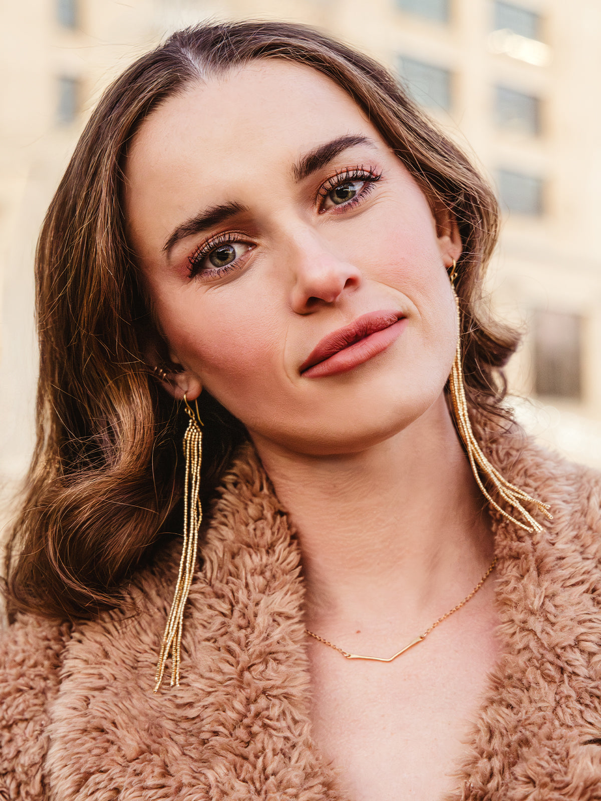 Kuota Beaded Drop Earrings