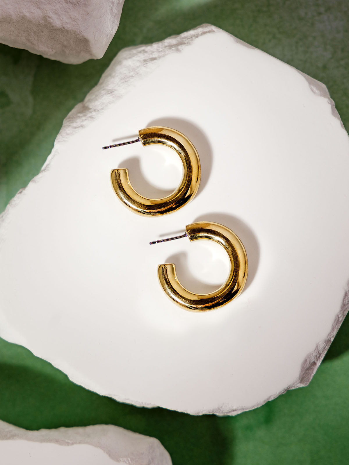 Zuri Gold Hoop Earrings
