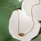 Jasiri Gold Pendant Necklace- Horizontal