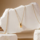Jasiri Gold Pendant Necklace- Vertical