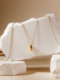 Jasiri Gold Pendant Necklace- Vertical