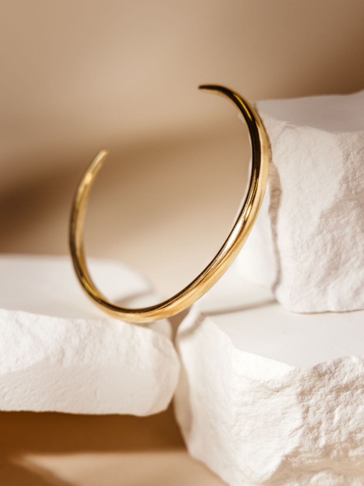 Wema Gold Cuff Bracelet