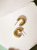 Zuri Gold Huggie Hoop Earrings
