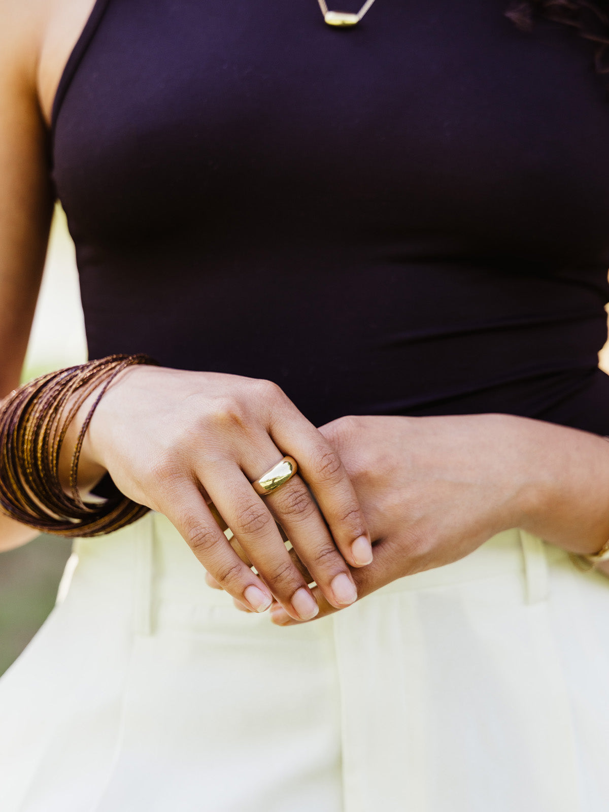 Nia Gold Ring