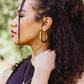 Zuri Gold Hoop Earrings