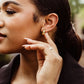 Zuri Gold Huggie Hoop Earrings