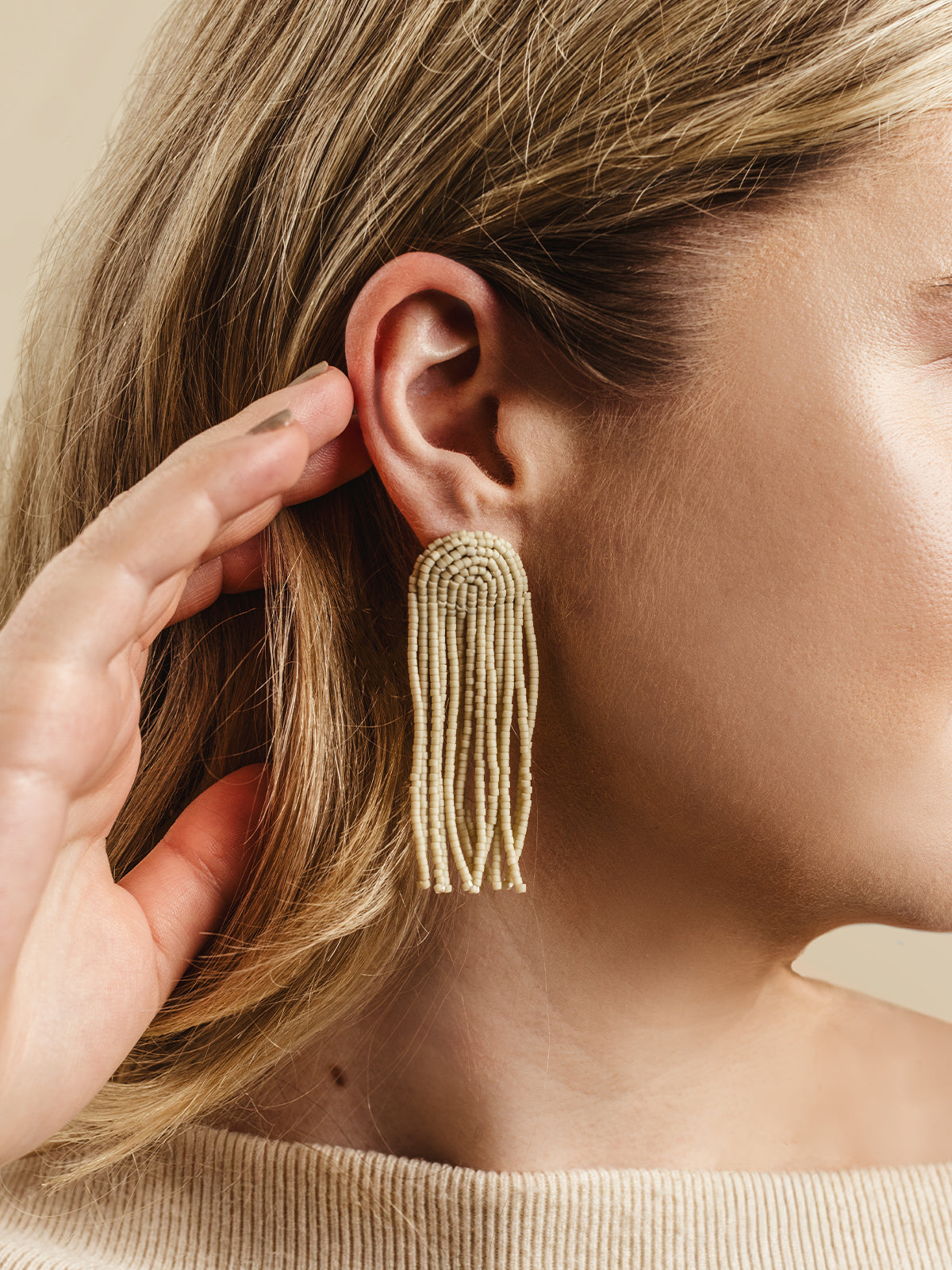 Kuota Beaded Arch Earrings