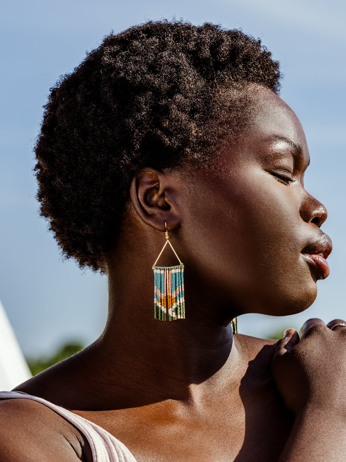 Faithful Fringe Beaded Earrings