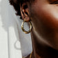 Leaf of Awareness Hoop Earrings