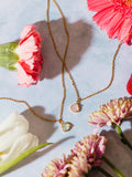 Desert Sunrise Gold Pendant Necklace