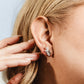 Time to Rise Sterling Silver Stud Earrings