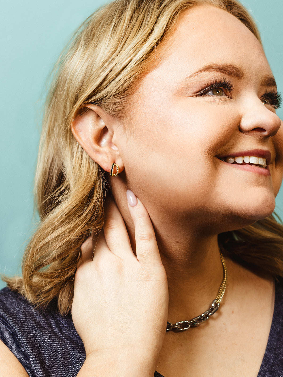 Salt and Light Mini Hoop Earrings