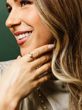 Milk & Honey Freshwater Pearl & Gold Ring