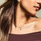 Desert Sunrise Gold Pendant Necklace