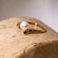 Milk & Honey Freshwater Pearl & Gold Ring